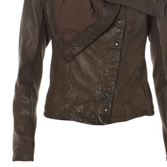 All Saints Kaito leather jacket - Picture 4 of 6